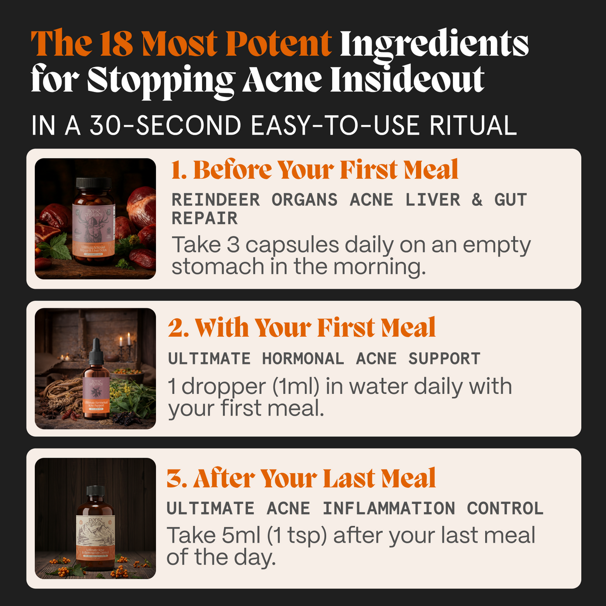 Complete Gut Repair & Hormonal Balance System for Female Acne