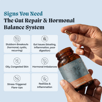 Complete Gut Repair & Hormonal Balance System for Male Acne